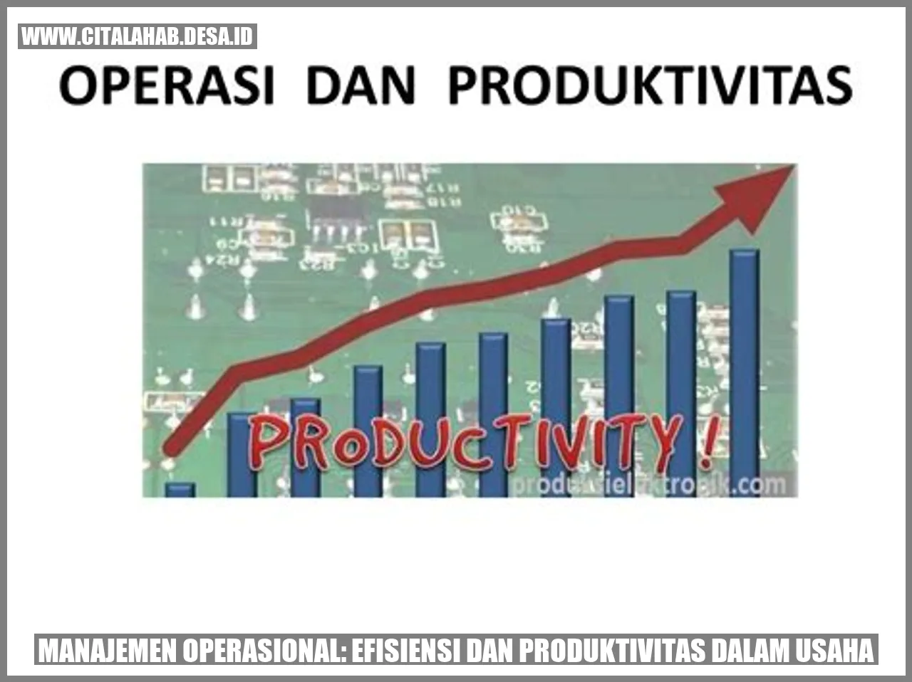 Manajemen Operasional: Efisiensi dan Produktivitas dalam Usaha