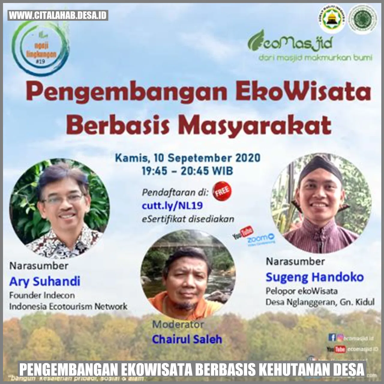 Pengembangan Ekowisata Berbasis Kehutanan Desa