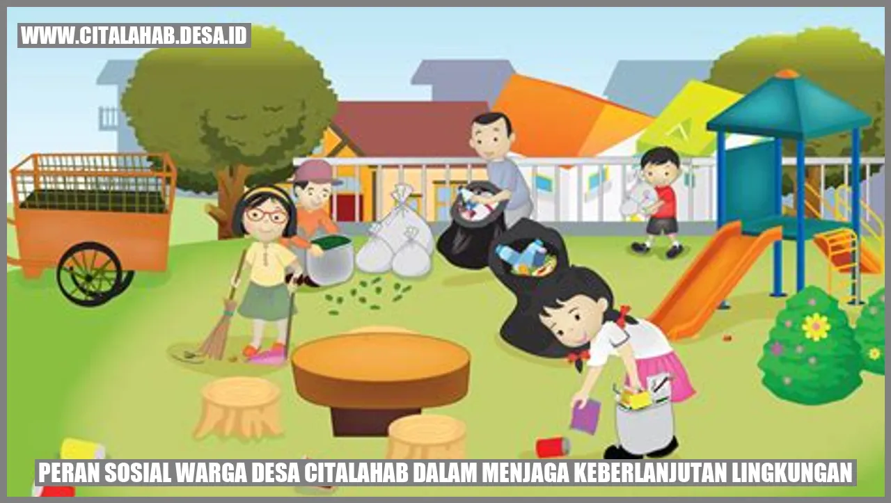 Peran Sosial Warga Desa citalahab dalam Menjaga Keberlanjutan Lingkungan