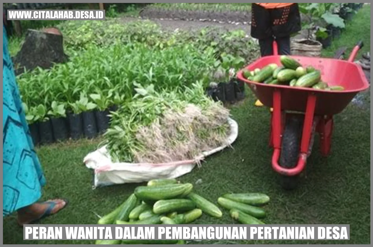 Peran Wanita dalam Pembangunan Pertanian Desa